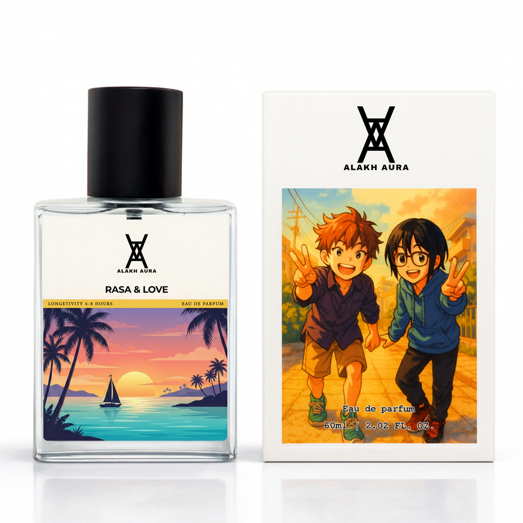 Rasa & Love Eau de Parfum – Unisex Apple Plum Lemon Patchouli Amber Fragrance