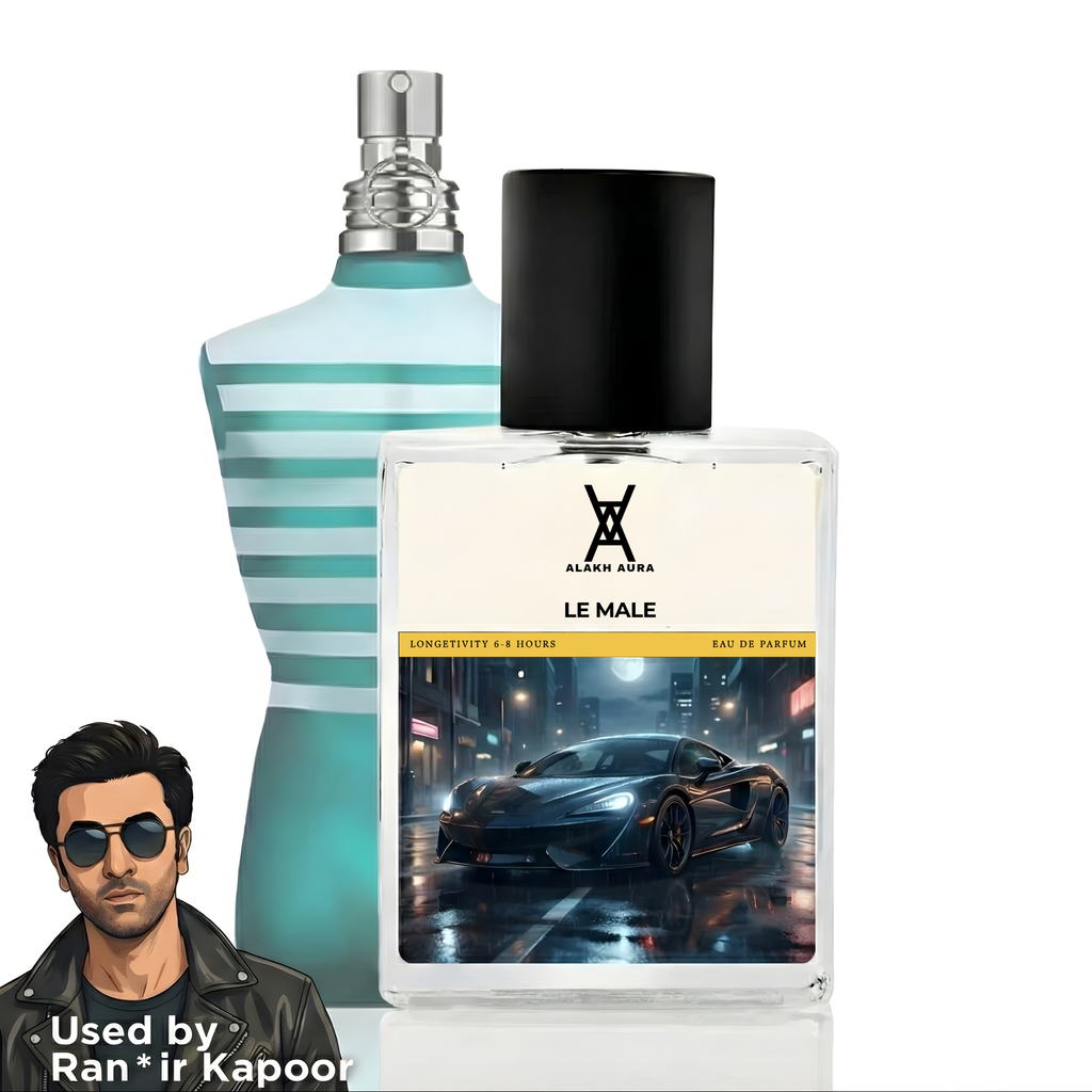 Le Male Eau de Parfum – Unisex Cardamom Lavender Vanilla Amber Fragrance