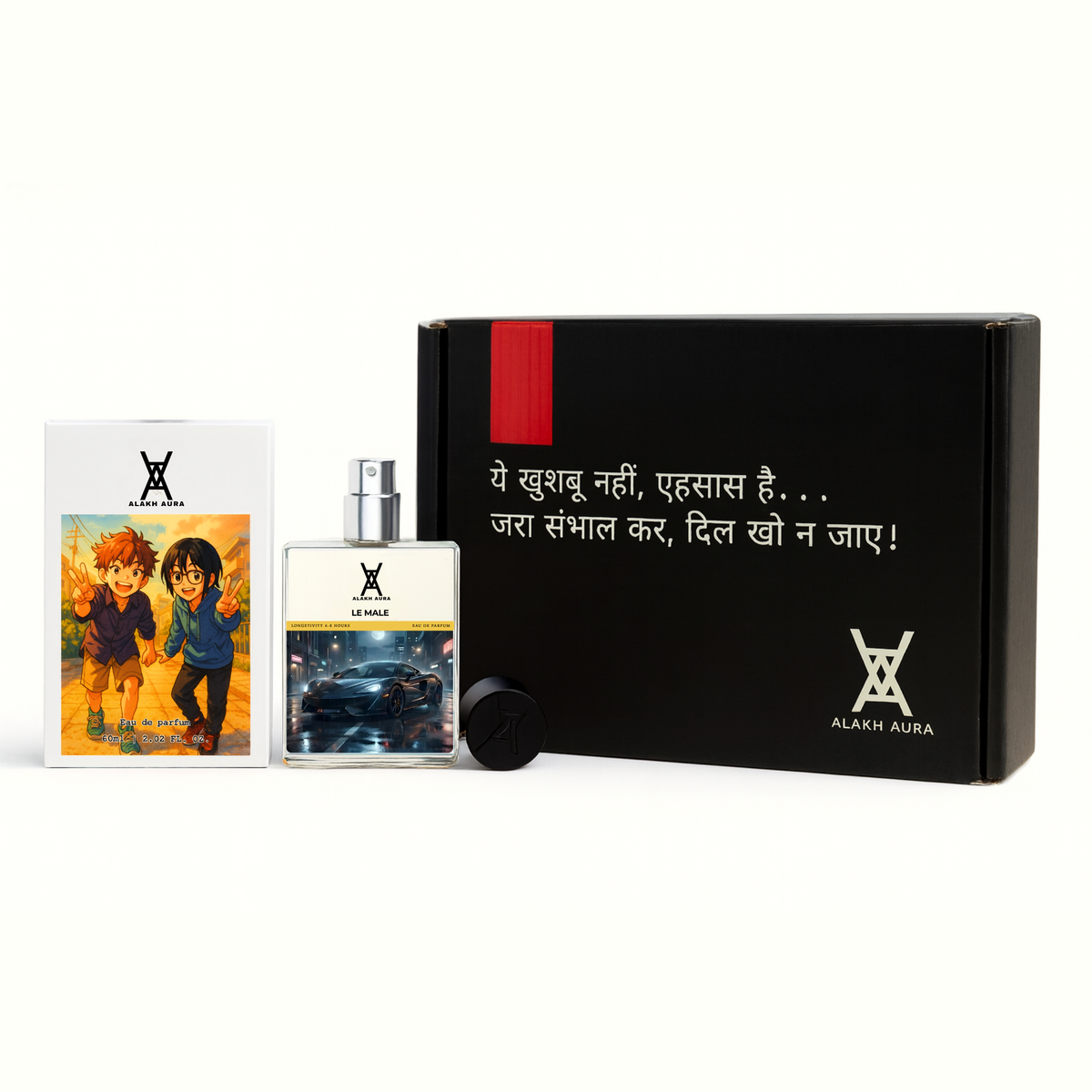 Le Male Eau de Parfum – Unisex Cardamom Lavender Vanilla Amber Fragrance