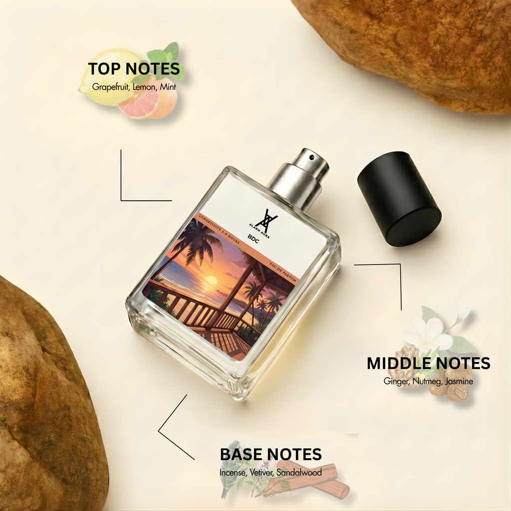 BDC Eau de Parfum – Unisex Citrus Woody Fragrance