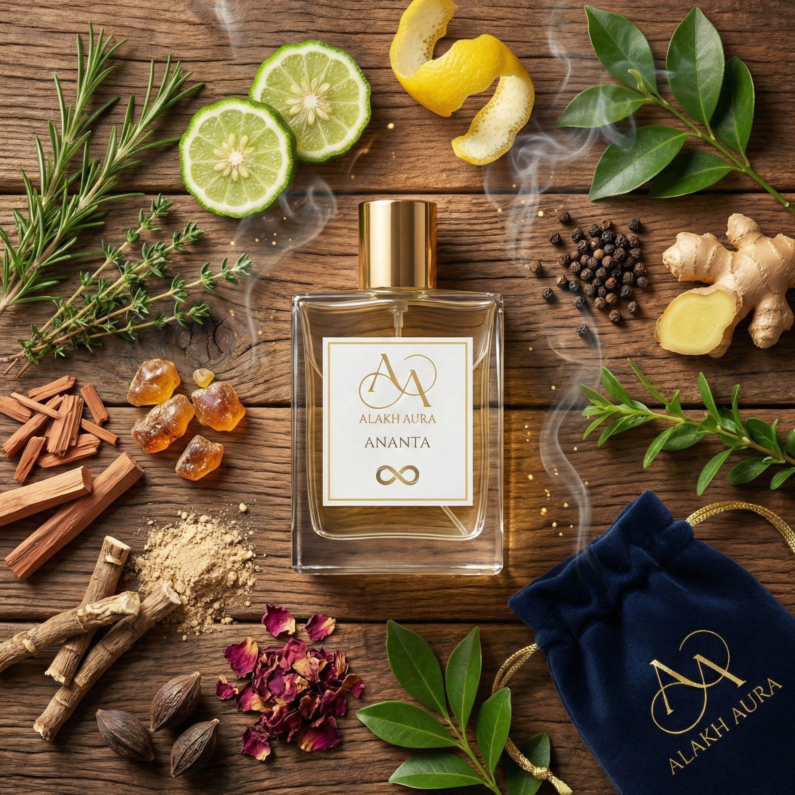 Ananta - Eternal Luxury Fresh Citrus & Woody Parfume