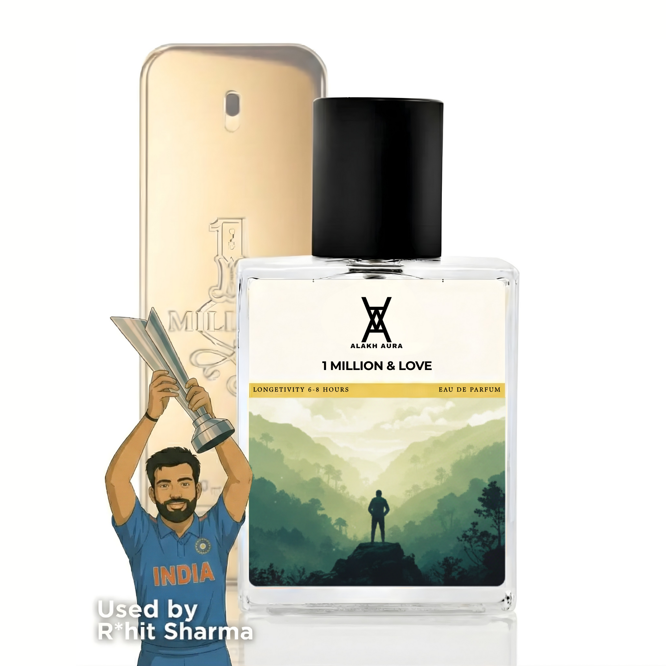 Alakh Aura Present 1 Million & Love Perfume for Men